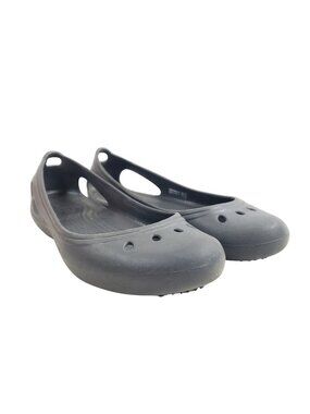 Crocs Womens Size 9 Kadee Flats Black Slip-Resistant Flats Lightweight